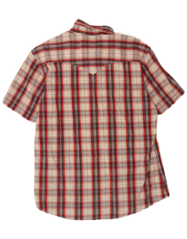 Camicia Levi's da uomo a maniche corte dal taglio classico, in cotone a quadri rossi grandi