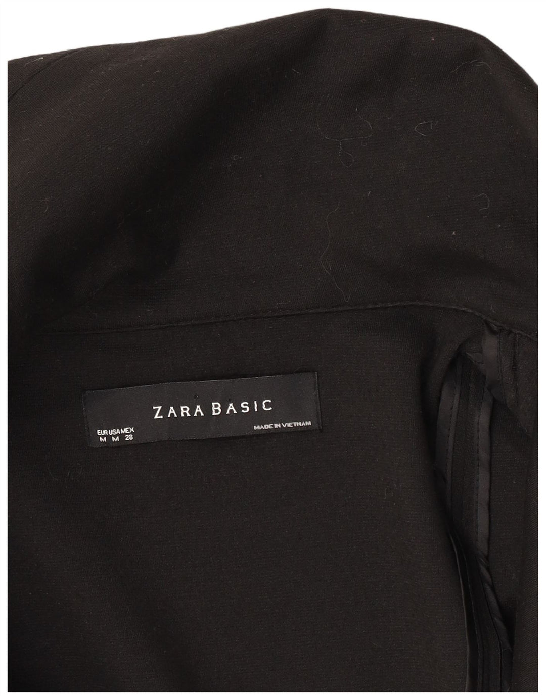 Giacca blazer a 1 bottone da donna Zara UK 12 media nera