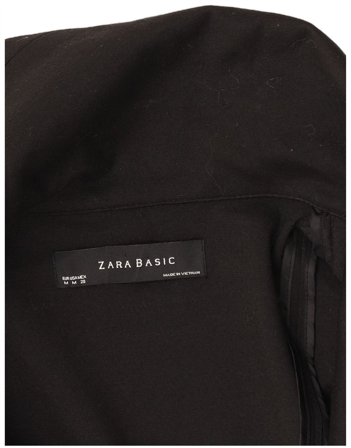 Giacca blazer a 1 bottone da donna Zara UK 12 media nera