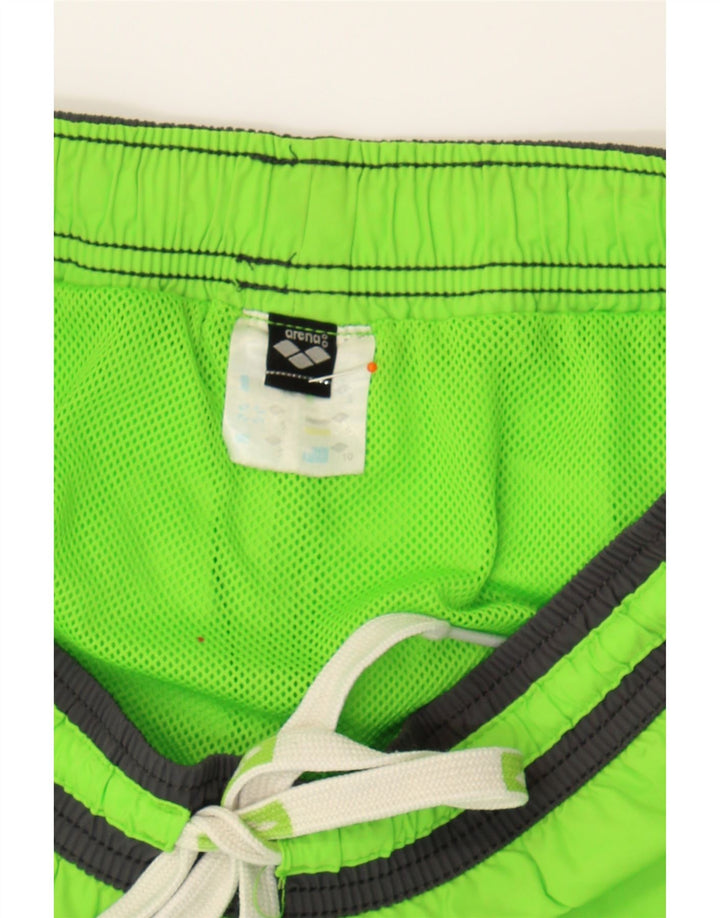 ARENA Womens Sport Shorts Small W30 Green Polyester Vintage Arena and Second-Hand Arena from Messina Hembry 