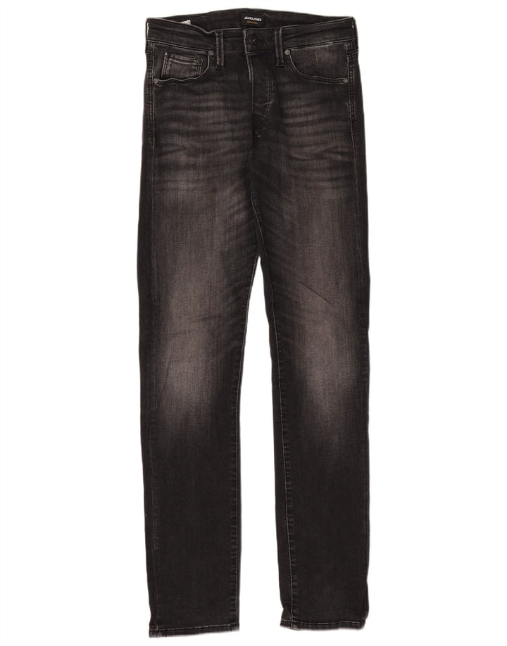 Jeans slim da uomo Jack & Jones W30 L34 cotone nero