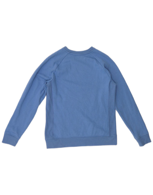 Helly Hansen Womens Graphic Sweatshirt Jumper UK 10 Small Blue