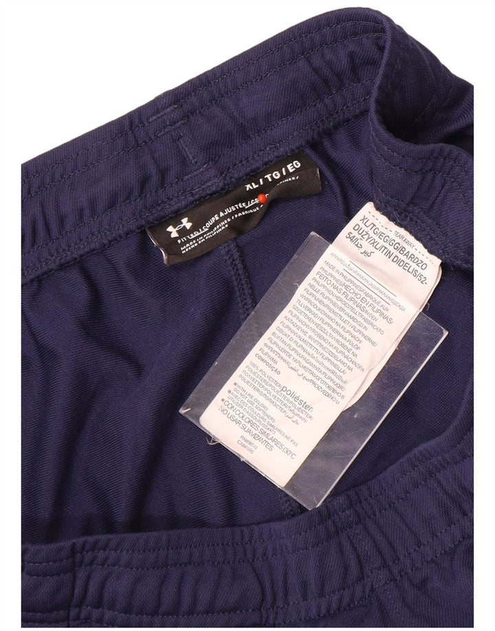 Pantaloni da tuta da uomo Under Armour XL poliestere blu navy