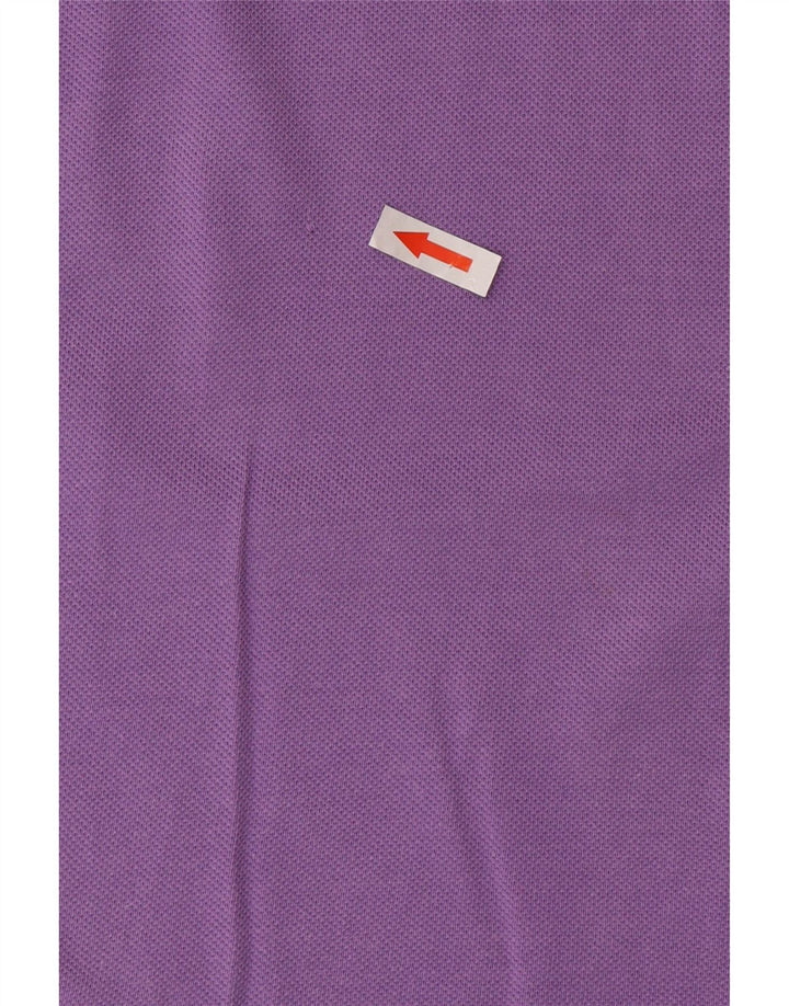 Polo da uomo Lacoste taglia 3 piccola in cotone viola