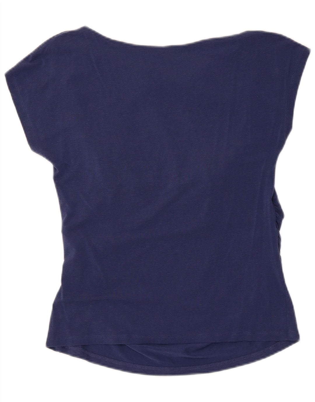 T-shirt da donna Max Mara Top UK 12 Medium blu navy Lyocell