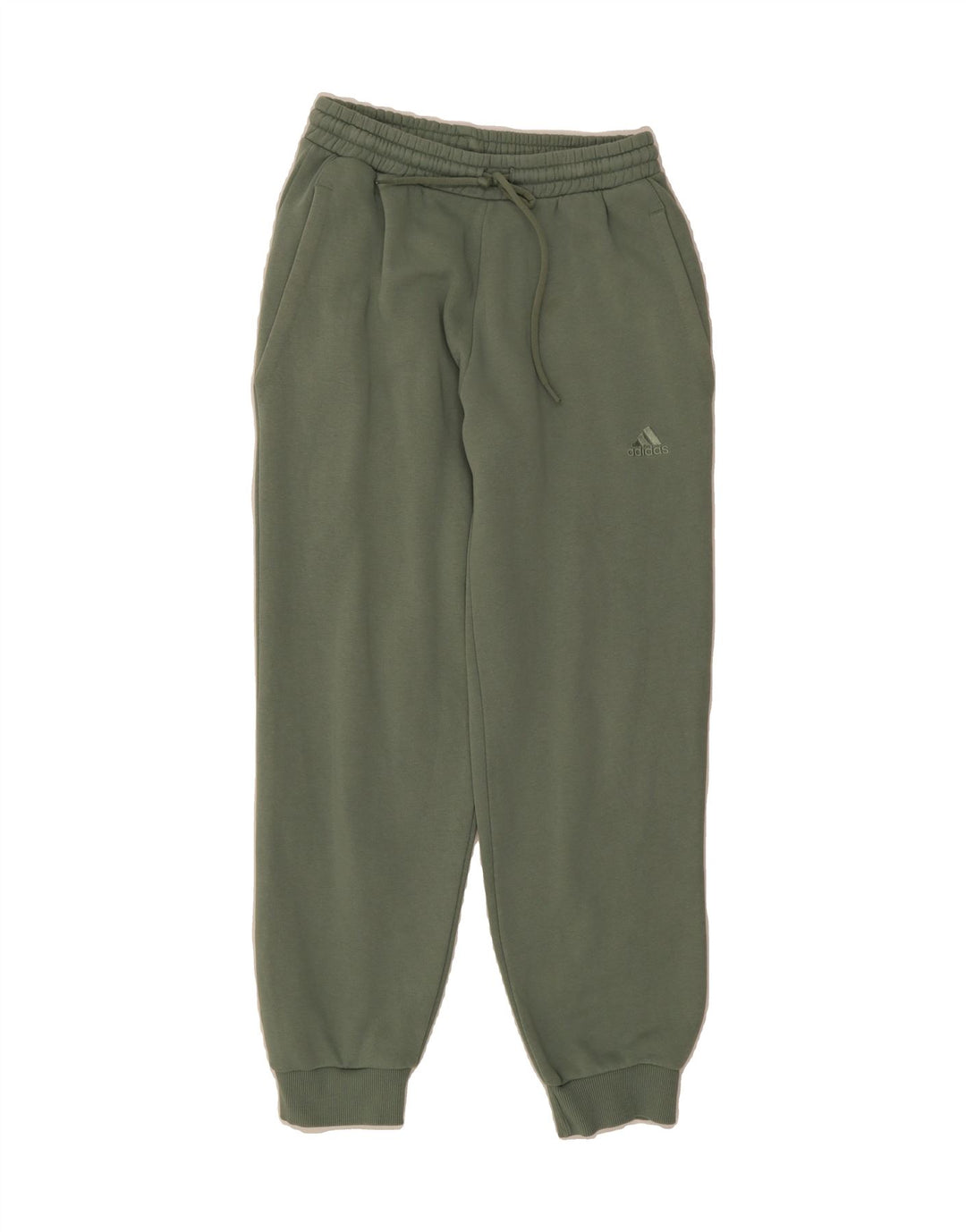 ADIDAS Womens Tracksuit Trousers Joggers Small  Green Cotton Vintage Adidas and Second-Hand Adidas from Messina Hembry 