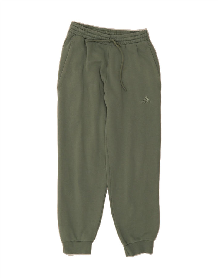 ADIDAS Womens Tracksuit Trousers Joggers Small  Green Cotton Vintage Adidas and Second-Hand Adidas from Messina Hembry 