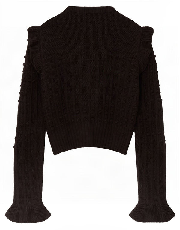 Maglione cardigan da donna Philosphy Di Lorenzo Serafini UK 10 piccolo nero