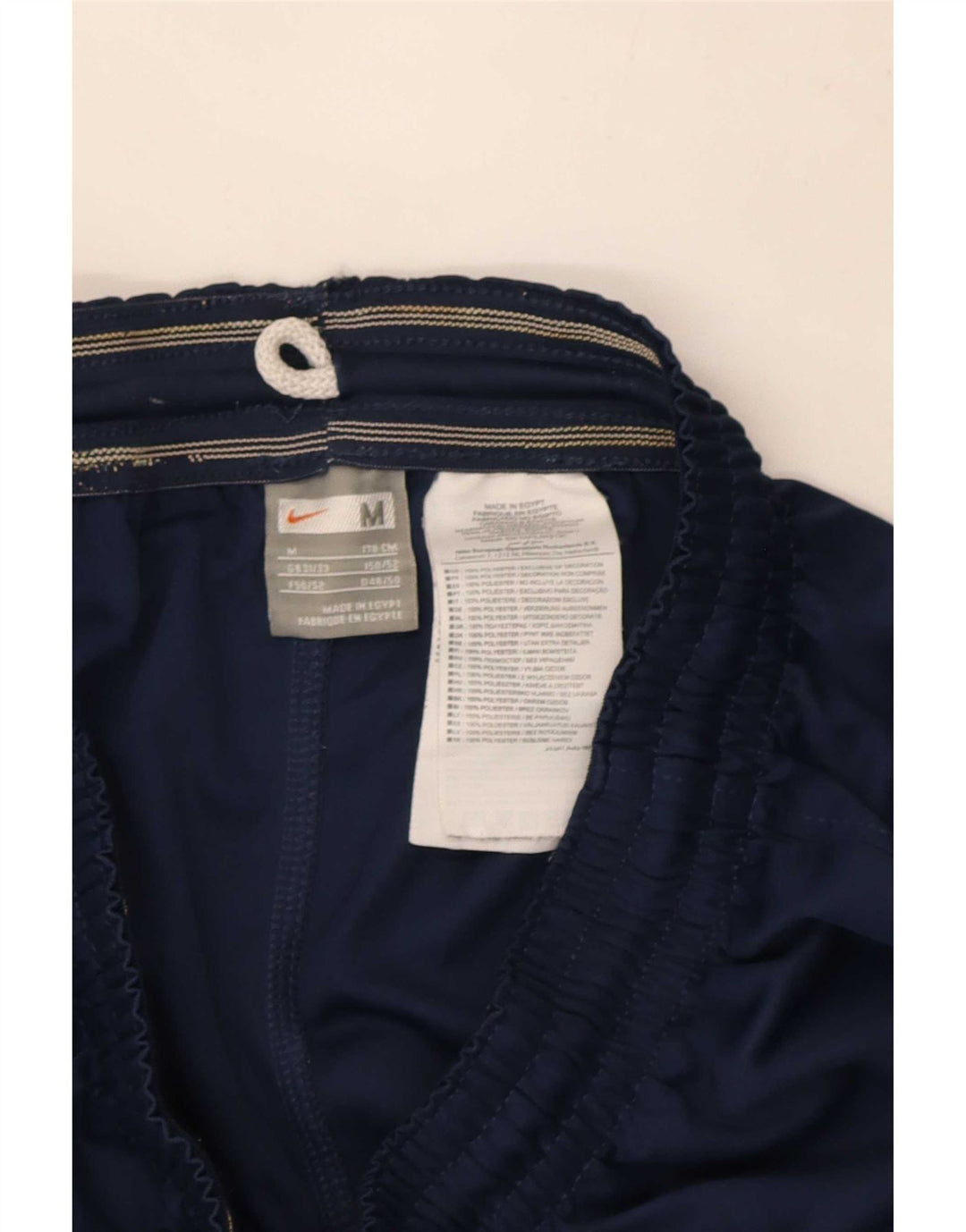 Pantaloncini sportivi Nike da uomo medi in poliestere blu navy
