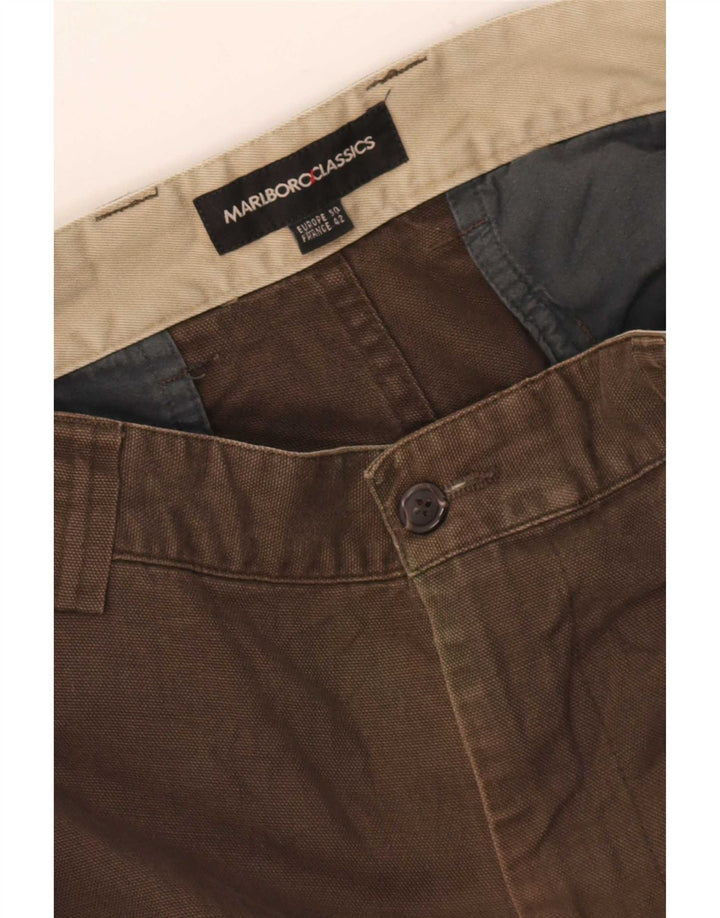 Pantaloni cargo da uomo Marlboro Classics EU 50 Large W30 L32 Marrone