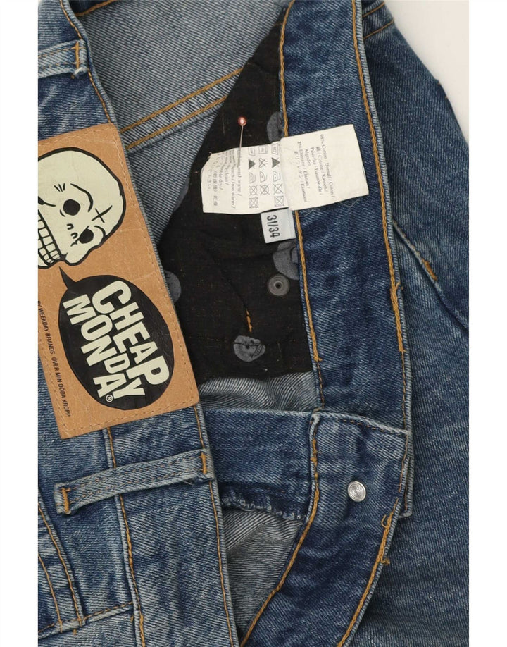 Jeans slim da uomo economici Monday W31 L27 cotone blu