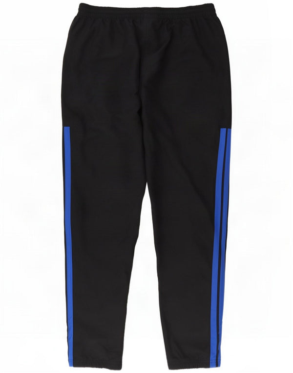 Adidas Mens Tracksuit Trousers Joggers Medium Black Polyester