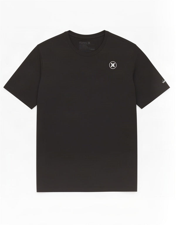 T-shirt da uomo Hurley Premium Fit 2XL nera in poliestere