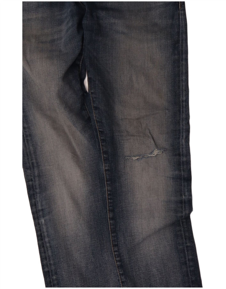 JACK & JONES Jeans slim da uomo GLENN W28 L28 in cotone blu navy