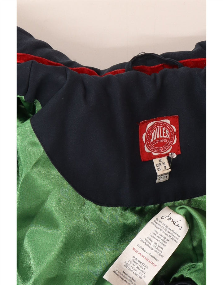 Giacca imbottita da donna Joules UK 12 poliestere medio blu navy