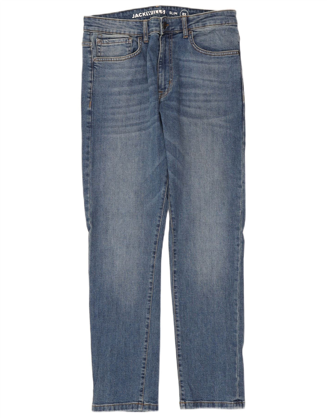 JACK WILLS Jeans slim da uomo W32 L32 cotone blu