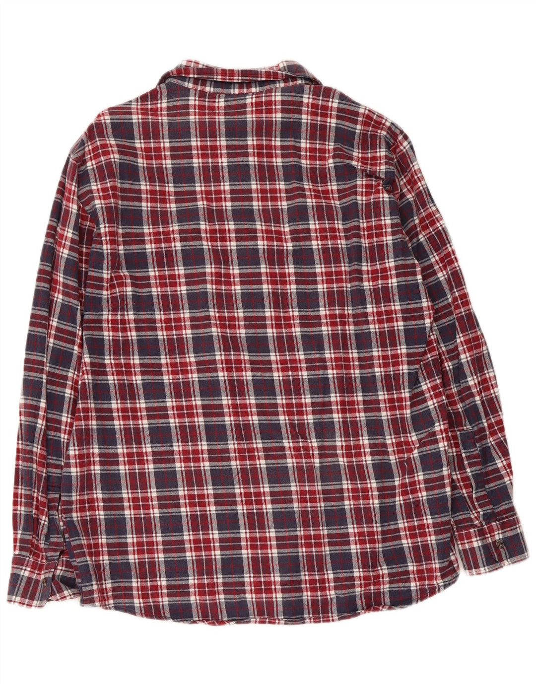 Camicia in flanella da uomo Sea Barrier a quadri rossi medi