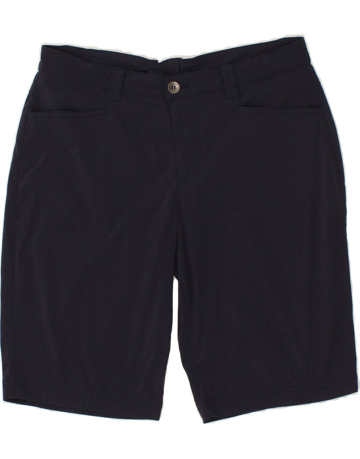 EDDIE BAUER Womens Casual Shorts US 12 Large W32  Navy Blue Nylon Vintage Eddie Bauer and Second-Hand Eddie Bauer from Messina Hembry 