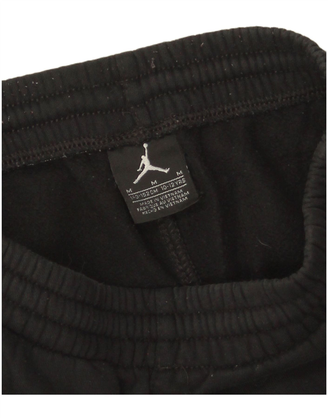 Pantaloni da tuta con grafica Jordan da ragazzo 10-11 anni, colore medio, neri