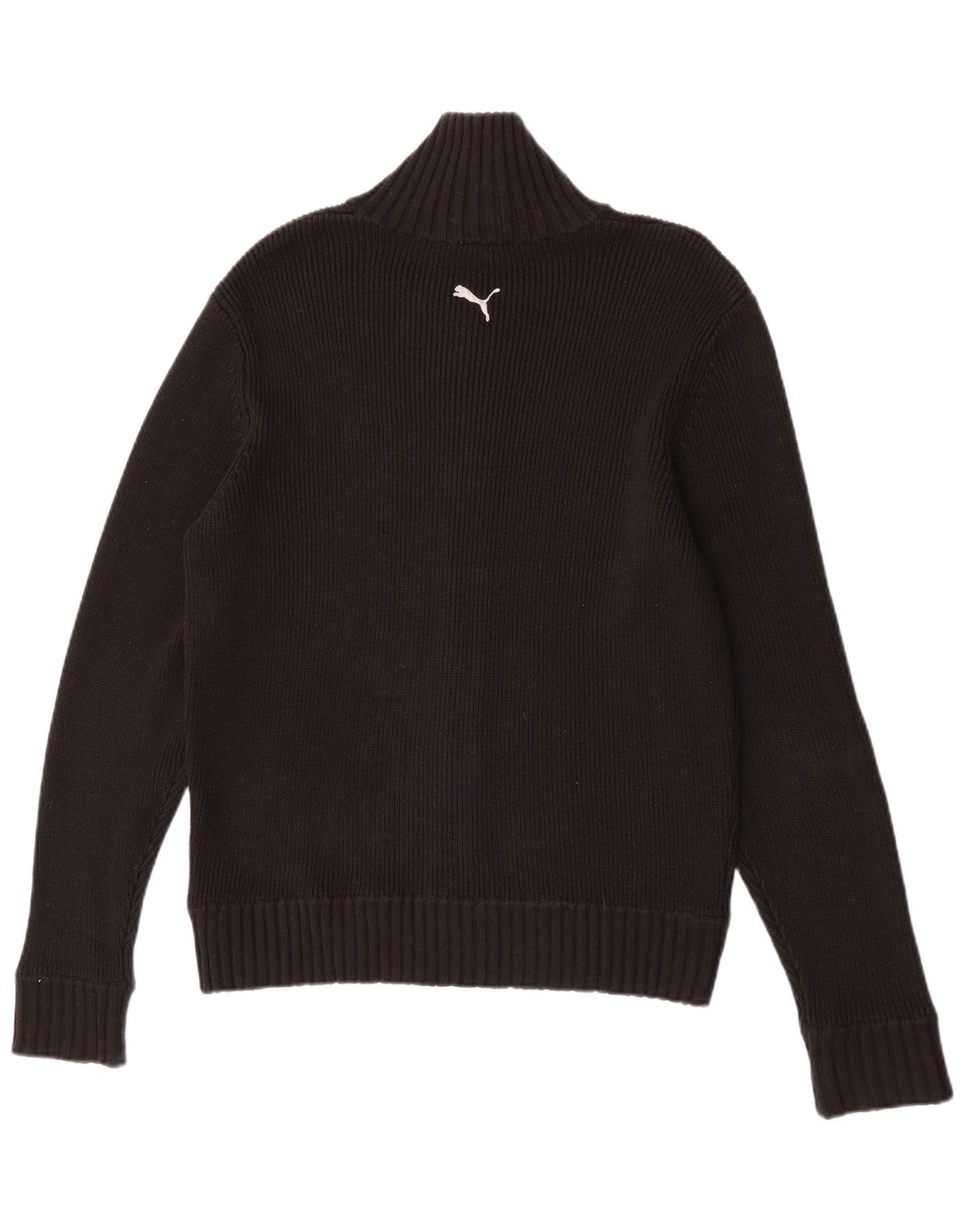 Maglione cardigan da uomo Puma grande nero