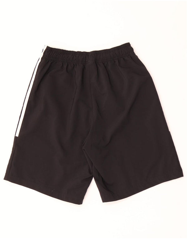 Pantaloncini sportivi Adidas da uomo piccoli in poliestere nero