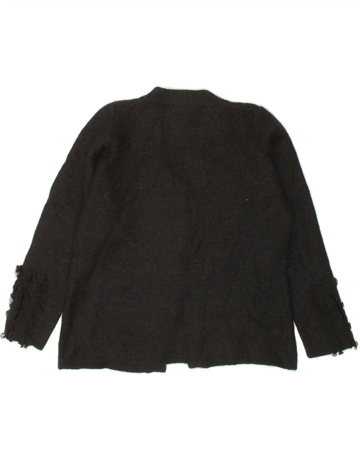 VINTAGE Womens Cardigan Sweater IT 46 Large Black Vintage Vintage and Second-Hand Vintage from Messina Hembry 