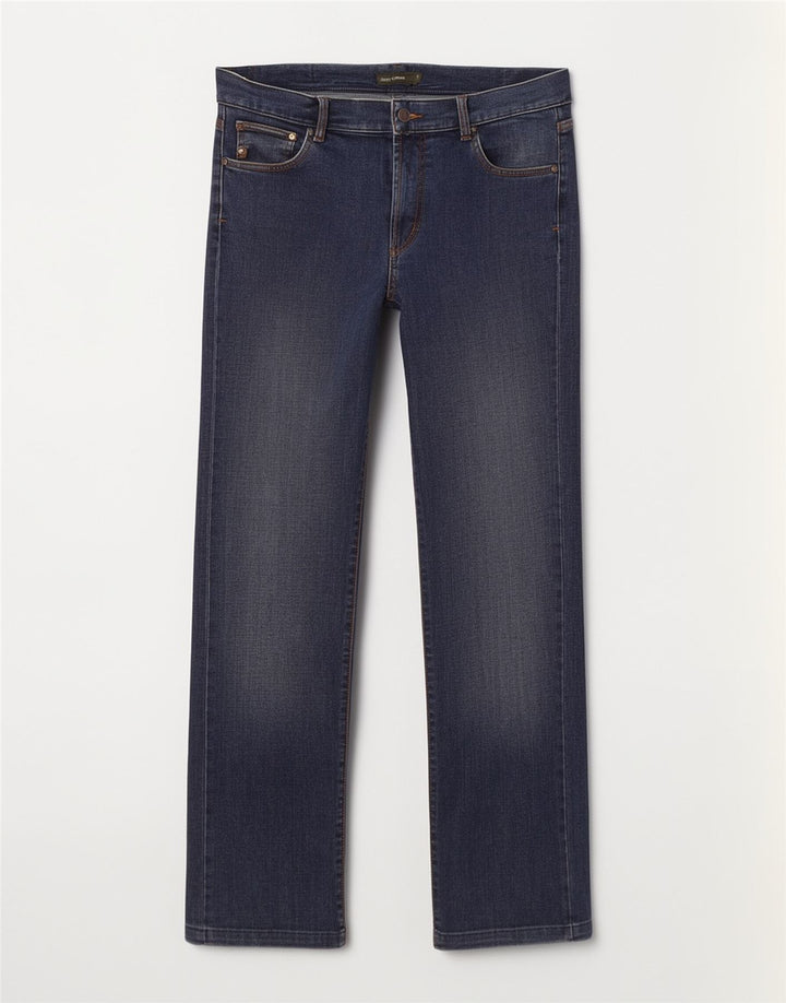 Jeans dritti da uomo Henry Cottons W36 L32 cotone blu