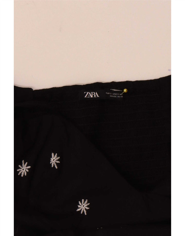 Prendisole Zara da donna UK 8 piccolo floreale nero