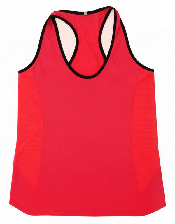 Canotta Nike Dri Fit da donna UK 14 Large Pink Colourblock