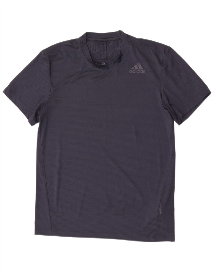 T-shirt Adidas Aeroready da uomo, media, in poliestere blu navy medio