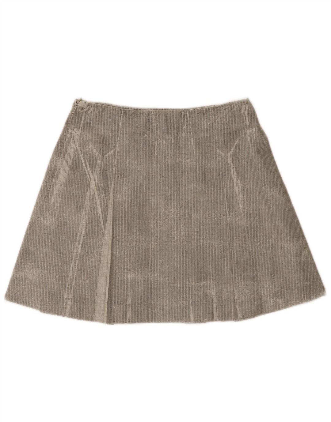 Minigonna Plissettata Donna Trussardi IT 42 Media W28 Grigio Spinato