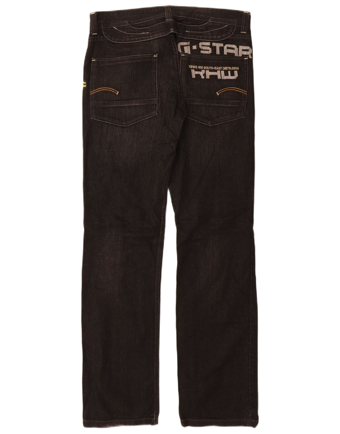 Jeans dritti con grafica G-Star da donna W30 L34 Grigi