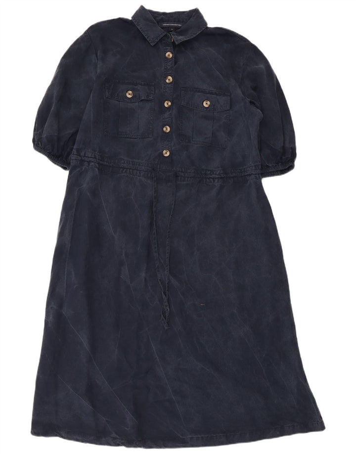 Abito lungo da donna French Connection UK 14 Lyocell medio blu navy