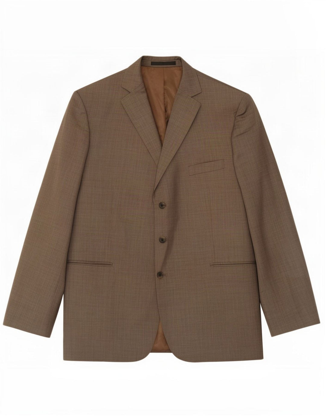 Giacca blazer a 3 bottoni da uomo Marks & Spencer UK 48 2XL Lana beige