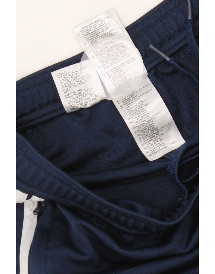 Pantaloni da tuta Adidas Climalite da uomo piccoli in poliestere blu navy