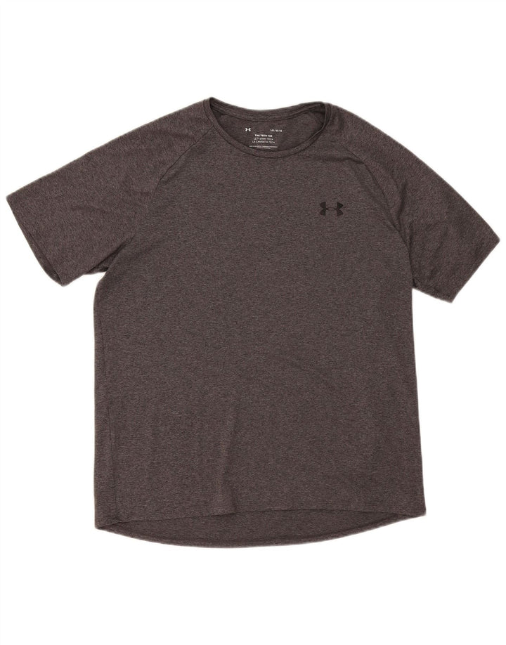 T-shirt da uomo Under Armour Top grande grigio screziato