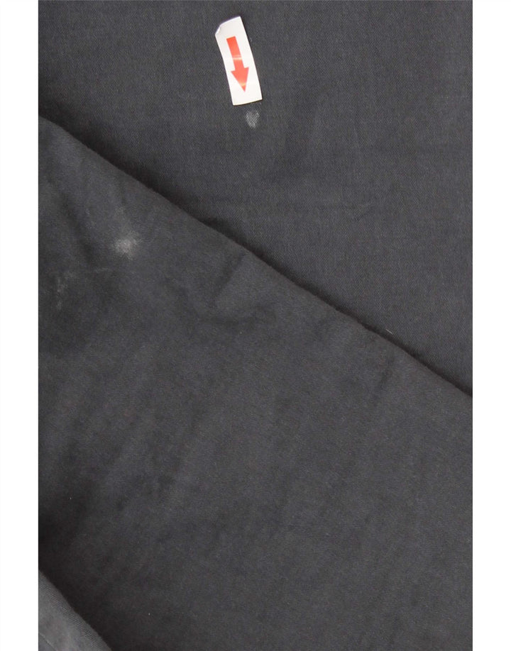 Pantaloni chino slim da uomo Marks & Spencer W34 L33 cotone grigio
