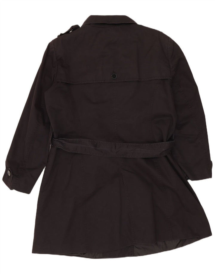 Trench da donna Zara UK 20 2XL Cotone blu navy