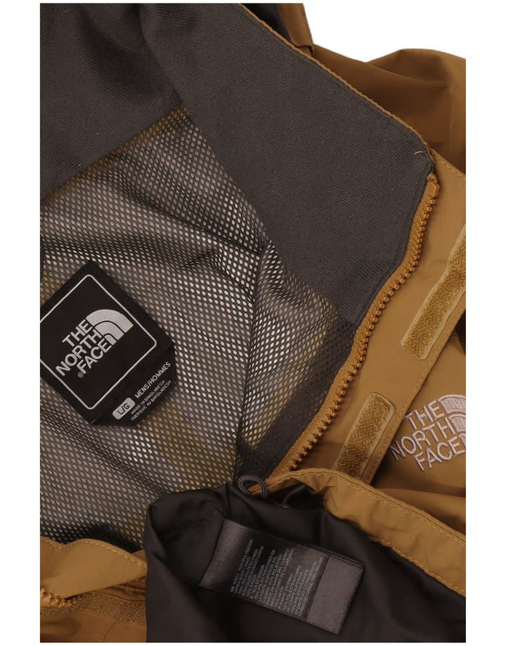 Giacca antipioggia da uomo con cappuccio The North Face UK 40 Large Marrone Poliestere