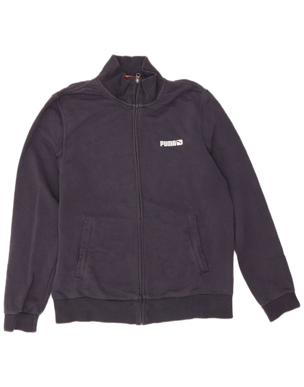 Giacca da ginnastica da uomo Puma media blu navy