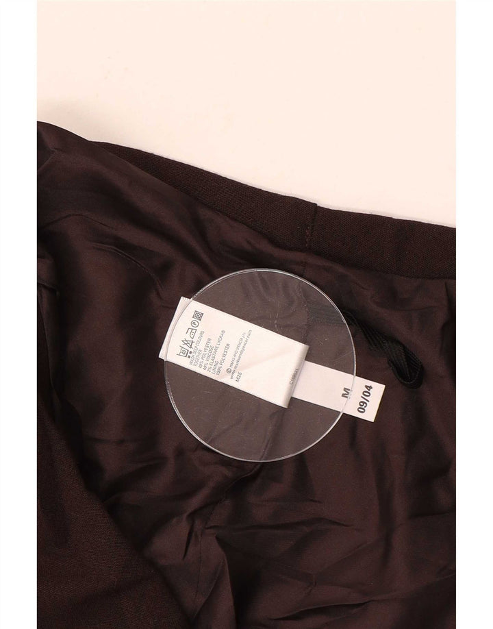 Gonna a trapezio da donna Marks & Spencer UK 16 Large W36 Marrone Poliestere