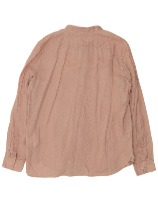 Camicia Timberland da uomo slim fit XL lino rosa