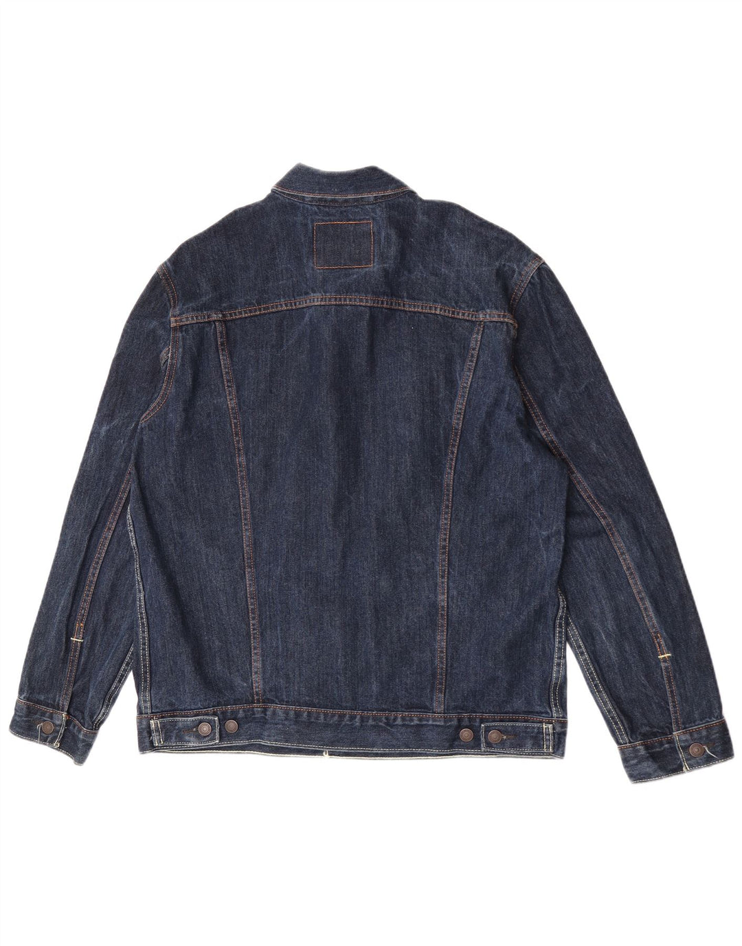 Giacca di jeans da uomo Levi's UK 42 XL Cotone blu navy