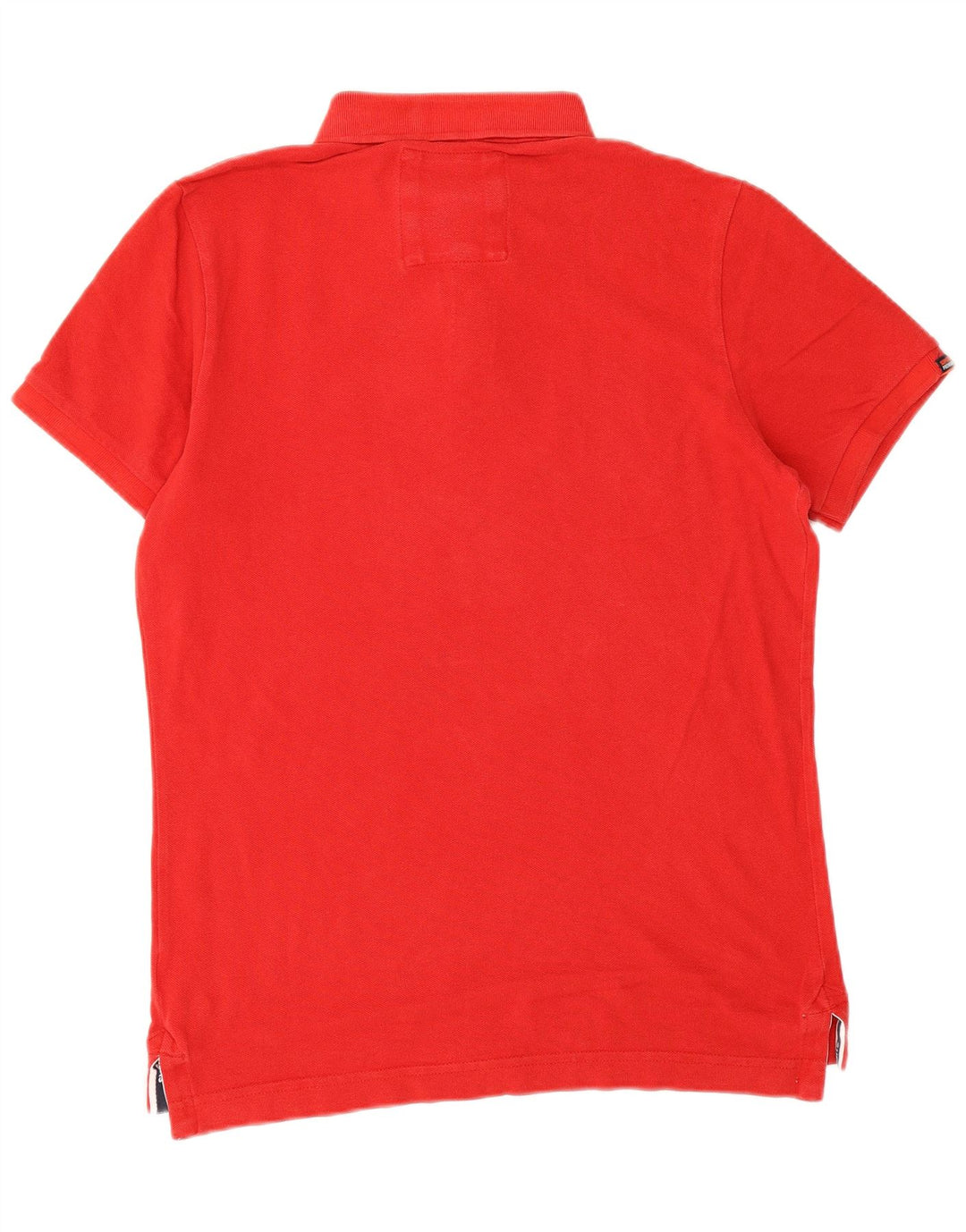 Polo da uomo Superdry grande rossa in cotone
