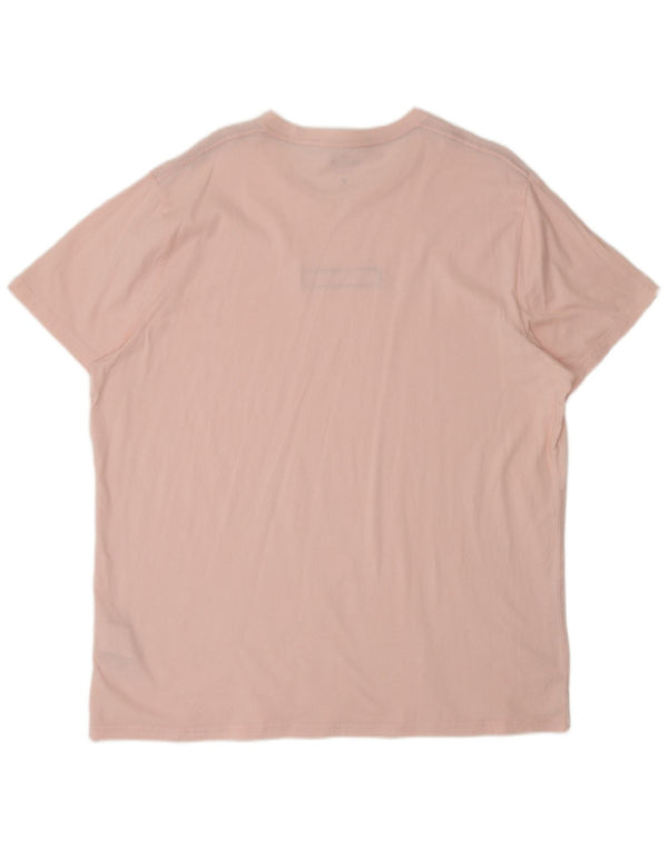 T-shirt da uomo HOLLISTER Top 2XL cotone rosa