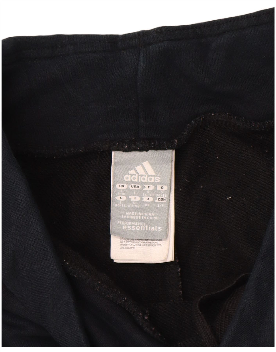Pantaloni da tuta da donna ADIDAS Joggers UK 8/10 Small Blu navy