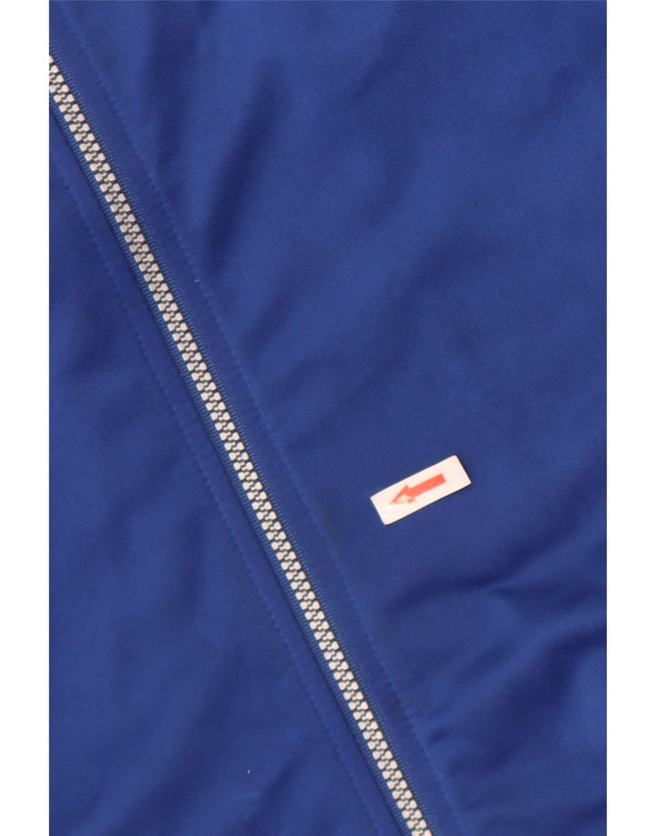 Giacca da tuta da ragazzo Kappa 12-13 anni XL Blu Colourblock Poliestere