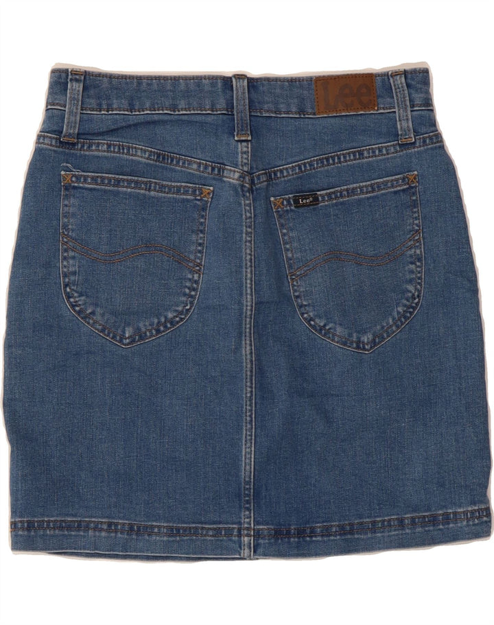 LEE Womens Denim Skirt US 6 Medium W28 Blue Cotton Vintage Lee and Second-Hand Lee from Messina Hembry 
