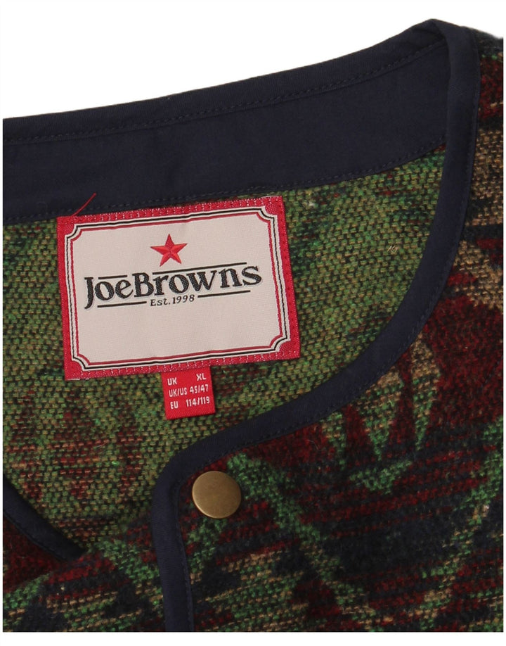 JOE BROWNS Gilet da uomo XL multicolore Fair Isle