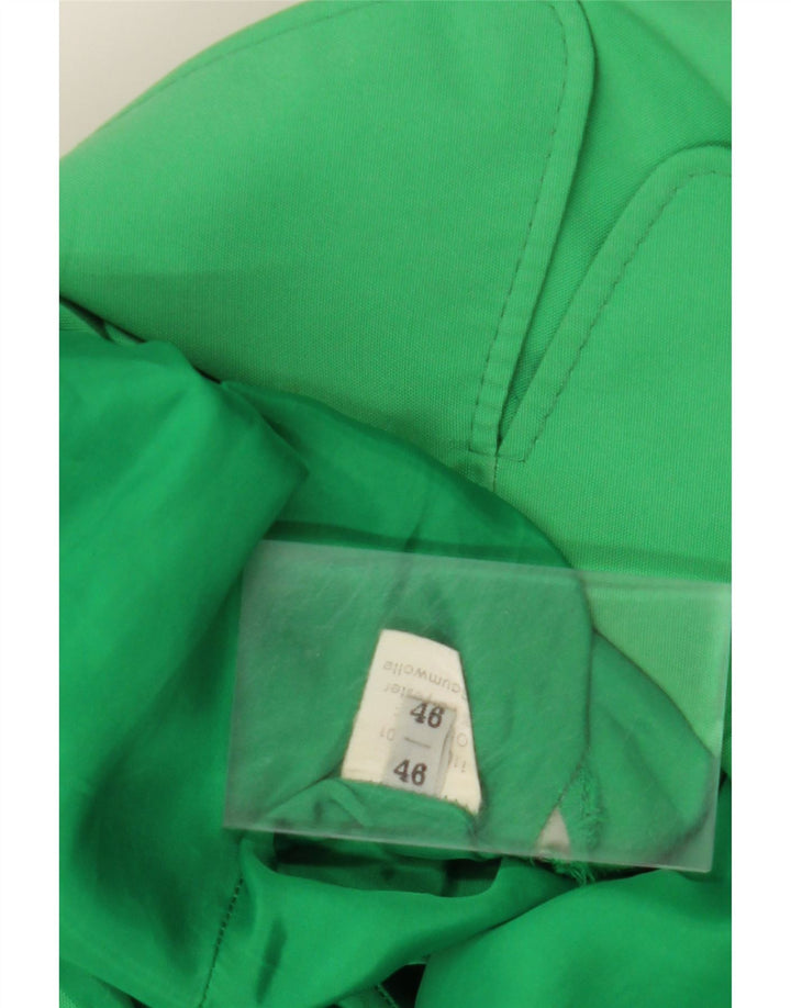 HUCKE Womens Overcoat EU 46 XL Green Polyester Vintage Hucke and Second-Hand Hucke from Messina Hembry 